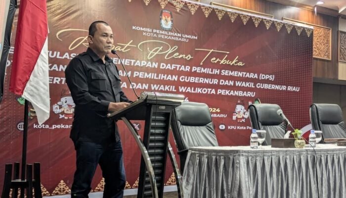 DPS Pilkada Serentak di Pekanbaru Ditetapkan Sebanyak 789.236 Orang