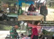 Personil Koramil 0321-06/TM Laksanakan Pendampingan UMKM di Kepenghuluan Teluk Nayang