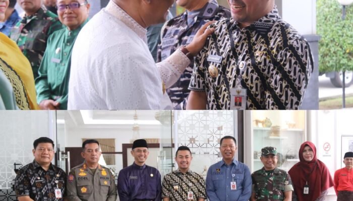 Didampingi Sekdako Pekanbaru, Pj Wako Sambut Pj Gubri di Bandara SSQ II