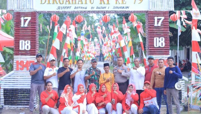 Babinsa Koramil 0321-06/TM Menghadiri Perlombaan Sekaligus Menjadi Juri, Antar Dusun Di kepenghuluan Teluk Nayang