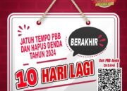 Bapenda Pekanbaru Ingatkan Seluruh Wajib PBB-P2 Sampai Batas 31 Agustus