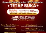 Jatuh Tempo PBB Hari Libur, Bapenda Buka Posko Serentak Akhir Pekan ini. Catat Lokasinya