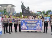 Melalui CFD, Ditlantas Polda Riau Kampanye Tertib Lalu Lintas Dukung Pilkada Damai