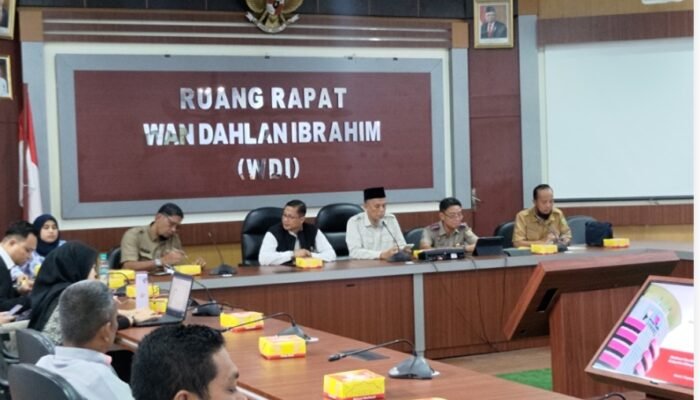 Walikota Dumai H.Paisal Pimpin Rakor Sertifikasi dan Penerbitan BMD Pemko Dumai