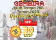 Kabar gembira! Bapenda Pekanbaru Perpanjang Jatuh Tempo PBB-P2 Sampai 30 September 2024