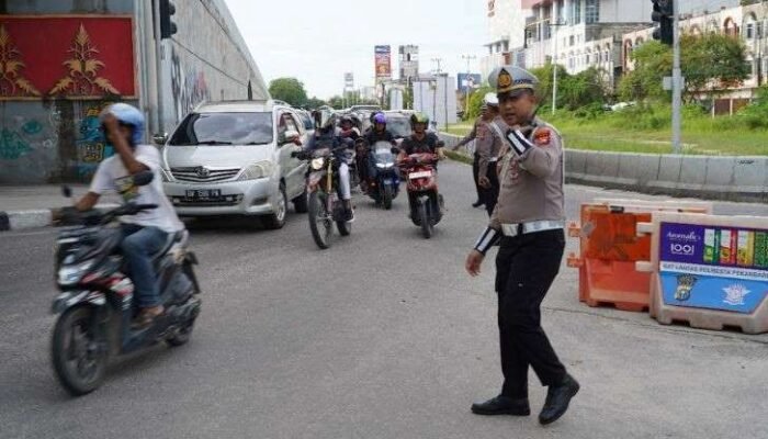 Dirlantas Polda Riau Terjunkan 552 Personel Guna Antisipasi Kemacetan Pasca Libur
