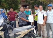 Ketua ABDESI Kecamatan Pujud Terima 20 Unit Kendaraan Dinas Program BKK Pemprov Riau Tahun 2024