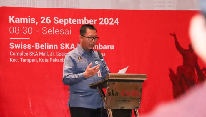 Sekdako Pekanbaru Indra Pomi Buka Kegiatan Bimtek E-Catalogue V6.o