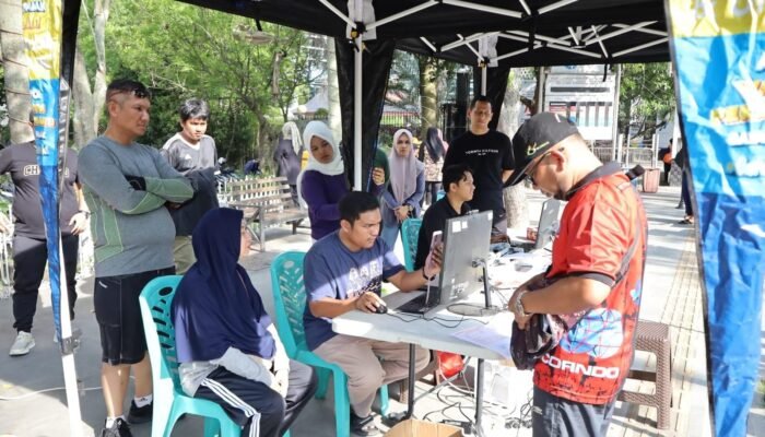 Permudah Warga Pekanbaru, Bapenda Rutin Gelar Lapak Darling Pada Giat CFD