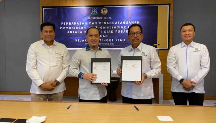 Kelola CPP BSP, Tandatangani MoU Bersama Kejati Riau