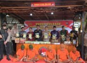 Tim Gabungan Satresnarkoba dan Bea Cukai Bengkalis, Berhasil Menangkap Empat Kurir Sabu