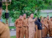 Pimpin Apel Pagi Bersama ASN dan THL RSD Madani, Sekdako Pekanbaru Himbau ASN dan THL RSD Madani Terus Berikan Pelayanan Kesehatan Berkualitas