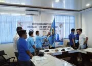 Gelar MUSCAM-I, Ketua DPD KNPI Pekanbaru Diwakili Ketua Harian Serahkan Pataka kepada Gusman Anggariawan Untuk Nahkodai PK KNPI Rumbai Barat