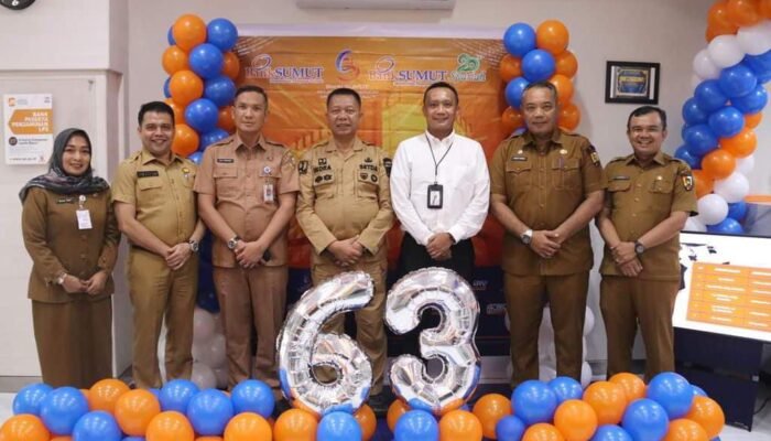 Sekdako Pekanbaru Indra Pomi Hadiri Jamuan Makan Siang Dalam Rangka HUT Bank Sumut ke-63
