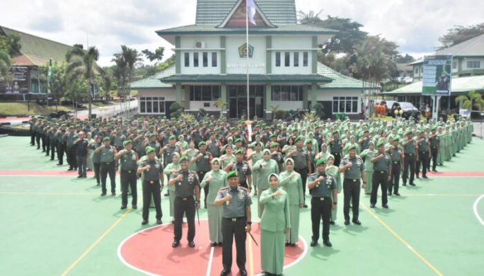 Kunjungan Kerja Danrem 031/Wira Bima ke Kodim 0313/KPR