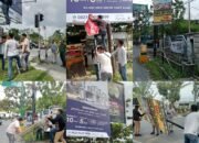 Tetap Komit, Bapenda Pekanbaru Kembali Tertibkan Reklame Habis Masa Tayang