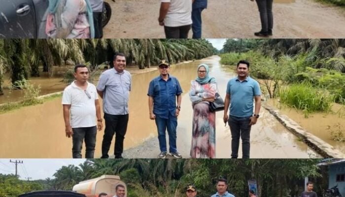Banjir Simangambat, Anggota DPRD Paluta Dapil III Turun Langsung Kelokasi, Sudah Ajukan TAPBD Buat Gorong – Gorong