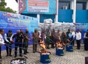 Kanwil Bea Cukai Riau Musnahkan Barang Ilegal Yang Rugikan Negara Puluhan Milyar