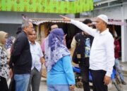 Wali Kota Dumai H Paisal tinjau pembangunan pasar buah di Jalan Sukajadi