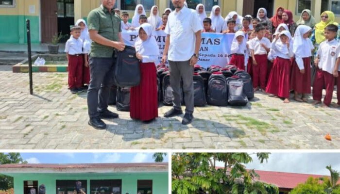 Wujud Dukung Pendidikan di Kabupaten Pelalawan, PT Musim Mas Kembali Salurkan Paket Perlengkapan Pekolah di Desa Sekitar Perusahaan