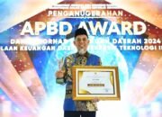 Realisasi Peningkatan PAD Tertinggi Secara Nasional, Wako Dumai H. Paisal Terima Anugerah APBD Award Kemendagri RI