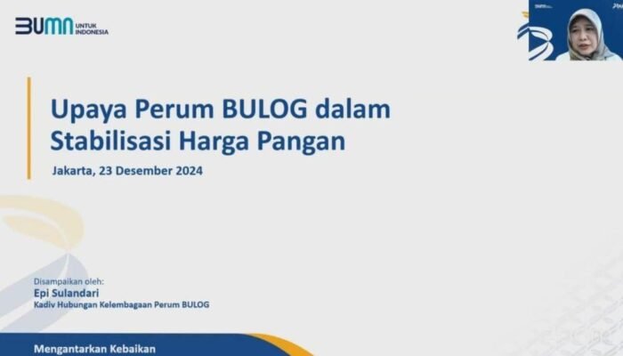 Begini Upaya Bulog Jaga Stabilitas Harga Pangan