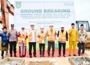 Walikota Dumai H Paisal Lakukan Peletakan Batu Pertama Pembangunan SDN 001 Lubuk Gaung, Apresiasi Apical Group