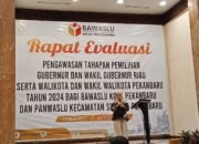 Bawaslu Pekanbaru Gelar Evaluasi Pilkada Bersama Panwascam se-Pekanbaru, Fokus pada Validasi Data dan Pencegahan Politik Uang
