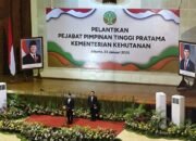 Menhut Lantik 55 Pejabat Eselon II Kementerian Kehutanan, Berikut Daftarnya!