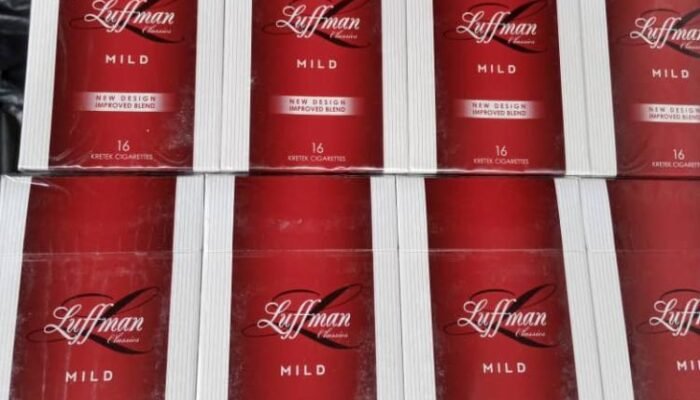 Bea Cukai Batam Gagalkan Penyelundupan 170 Karton Rokok Luffman di Pelabuhan Telaga Punggur Batam