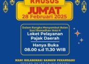 Loket Pelayanan Pajak Bapenda Pekanbaru Tetap Buka H-1 Ramadhan, Akur : Selamat Menjalankan Ibadah Puasa Ramadhan 1446 Hijriyah