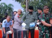 Pj Sekdako Pekanbaru Hadiri Pemusnahan Barang Bukti bersama Polda Riau