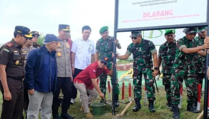 Lahan Seluas 5.764 H Milik Duta Palma Group Disita Tim Satgas PKH