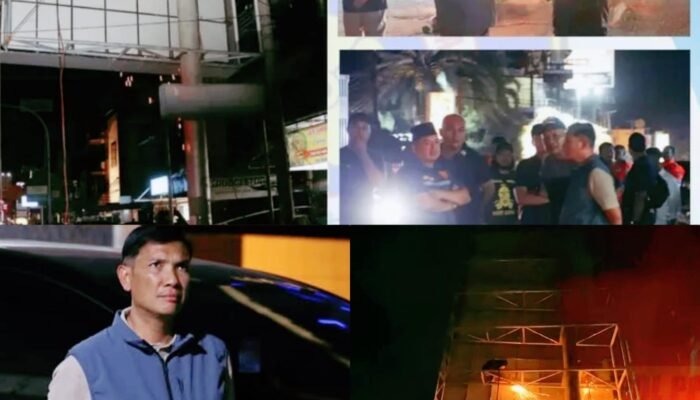 Ciptakan Keindahan Kota, Tim Terpadu Penertiban Penyelenggaraan Reklame Pemko Pekanbaru Lakukan Pemotongan Baliho Bando di Beberapa Titik