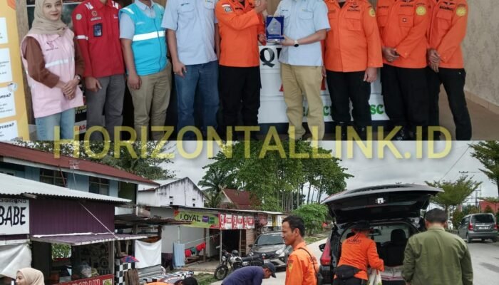 Kepala Badan Basarnas Pekanbaru Budi Cahyadi Apresiasi dan Berikan Cendramata atas Kepedulian PT PLN Nusantara Power UP Tenayan Raya kepada Korban Banjir Rumbai
