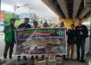 Komunitas Driver Online Pekanbaru dan Polda Riau Bersinergi Bantu Korban Banjir di Rumbai