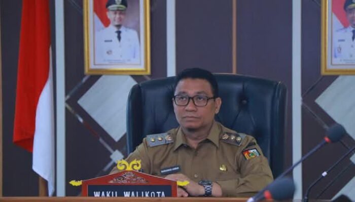Wawako Pekanbaru Markarius Anwar Pimpin Rakor Bersama Mendagri Kendalikan Inflasi Jelang Idulfitri