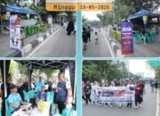 Hadir di CFD, Wako Pekanbaru Agung Didampingi Kabapenda Alek Kurniawan Kunjungi Lapak Darling Bapenda