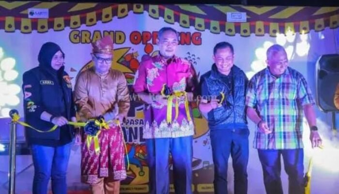 Hidupkan Suasana di Kawasan Sungai Siak, Dermaga Pasar Rakyat Resmi Beroperasi