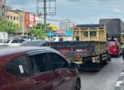 Antisipasi Kemacetan, Personel Ditlantas Polda Riau Siaga di Titik Padat Kendaraan