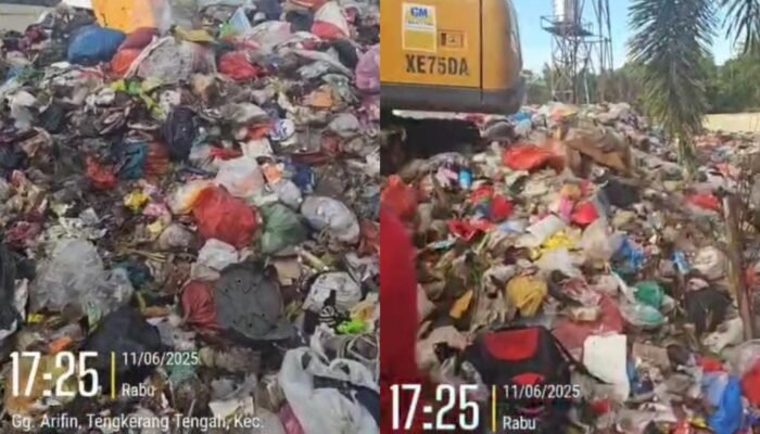 Krisis Sampah Pekanbaru: Tumpukan Menggunung di Gedung Dekranasda Pemerintah Kota Pekanbaru, Mempertanyakan Kinerja DLHK