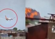 Pesawat Air India dengan kode AI 171 Jatuh Usai Lepas Landas, Nasib 242 Orang Masih Misterius