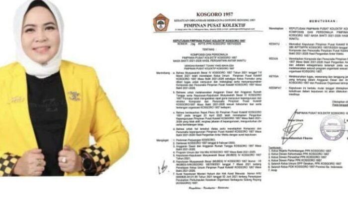 PPK Kosgoro 1957 Resmi Keluarkan SK dan Tetapkan Ida Yulita Senagai Wakil Bendahara Umum