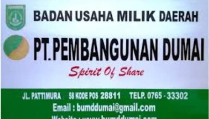 Pemko Dumai Segera Bentuk Pansel Komut dan Dirut BUMD PT Pembangunan Dumai