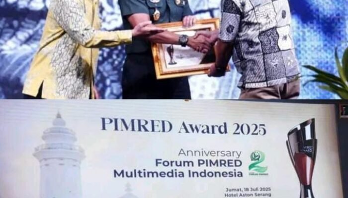 Panglima TNI Raih Penghargaan Pemimpin Visioner di Pimred Award 2025