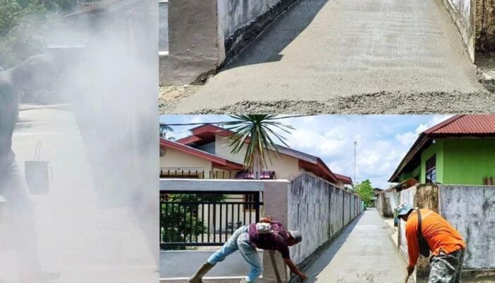 Dinas Perkim Pekanbaru Telah Menyemen 59 Km Jalan Lingkungan