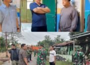 Plt Kadis Perkim Pekanbaru Dampingi Walikota Tinjau Sekaligus Gotong Royong di Rumah TNI yang Terdampak Musibah Kebakaran