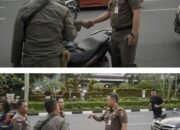 Plt Kasatpol PP Langsung Aksi; Kegiatan Penertiban dan Pengawasan Pedagang Kaki Lima (PKL) di Kawasan Jalan Protokol Kota Pekanbaru