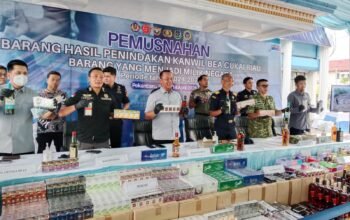 Bea Cukai Riau Musnahkan Barang Ilegal Wilayah Riau dan Sumbar Senilai Rp44,8 Miliar