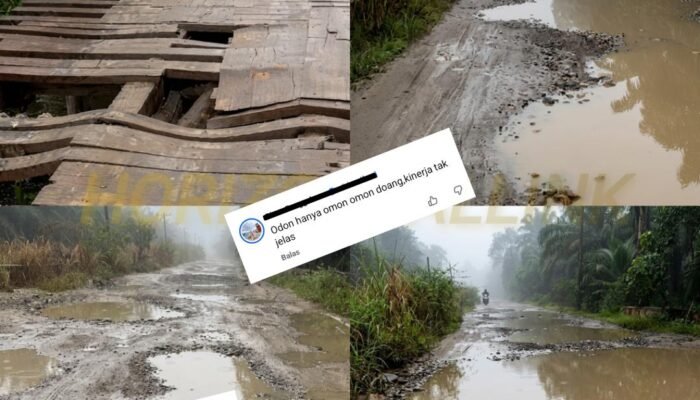 Kondisi Jalan Simpang Bragas Puluhan Tahun Rusak dan Memprihatinkan, Warga : “Pemkab Paluta Tutup Mata”